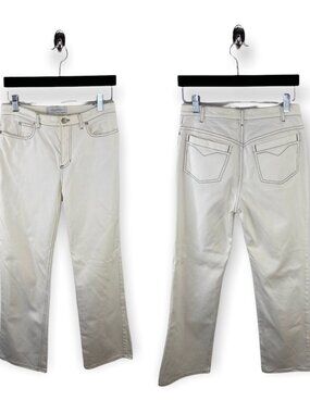 MaxMara White High Rise Jeans Size 4